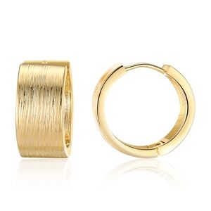 Aprilery Chunky Hoop Earring Cuffs